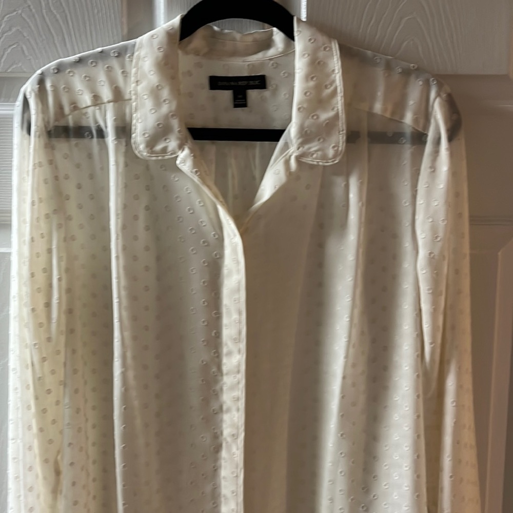 Swiss dotted blouse